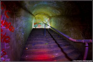 Air Raid Tunnels Protected People During WW II. Image Credit: DiscDan
