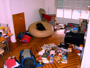 Messy Living Room. Image Credit: Nicholas Sanguinetti