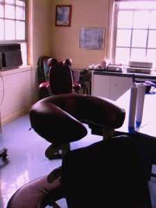 Chair massage for teachers